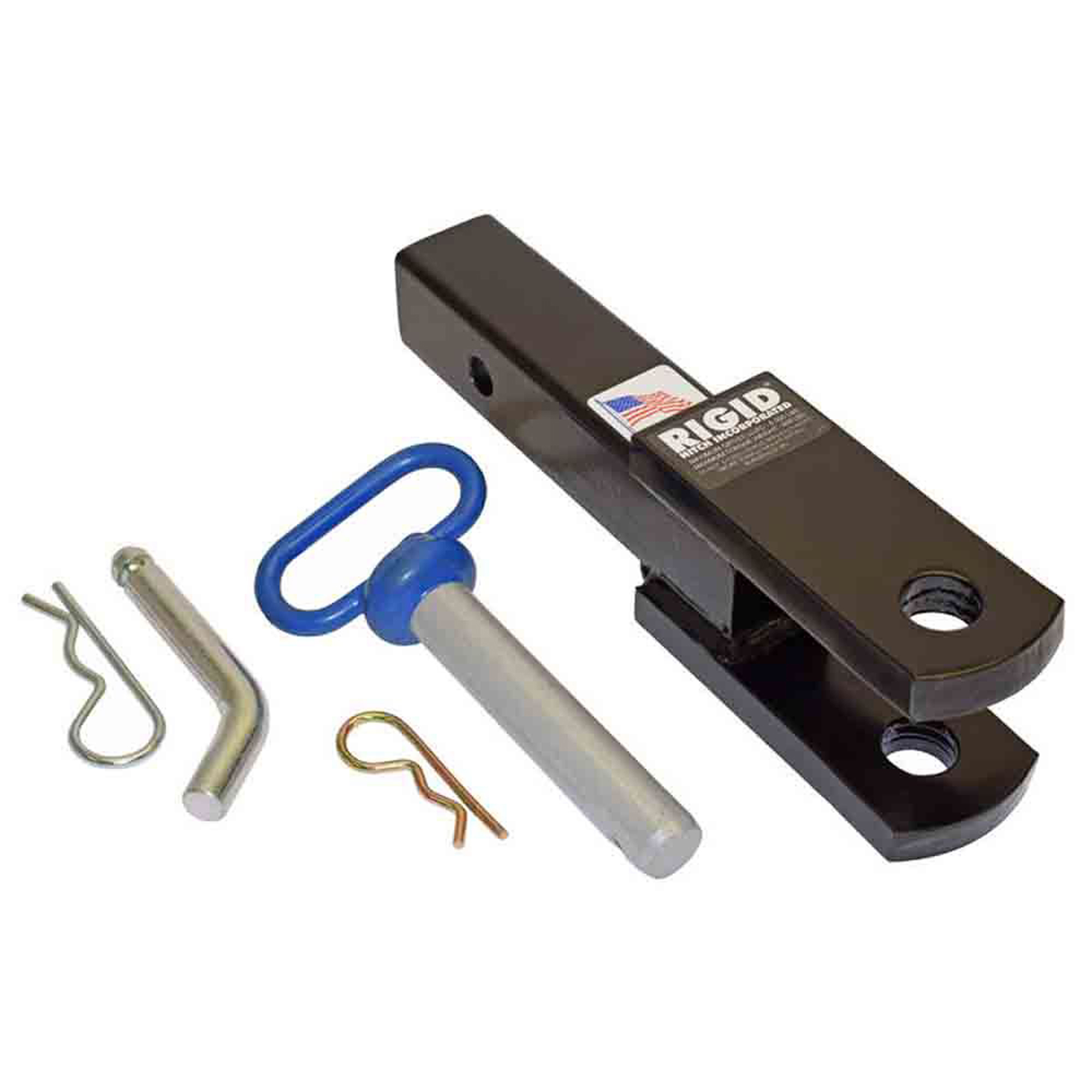 Rigid Hitch, Clevis Ball Mount,2in. Receiver,6K lb,with Pin/Clip, Gross Towing Weight 6000 lb, Model# RHC-9